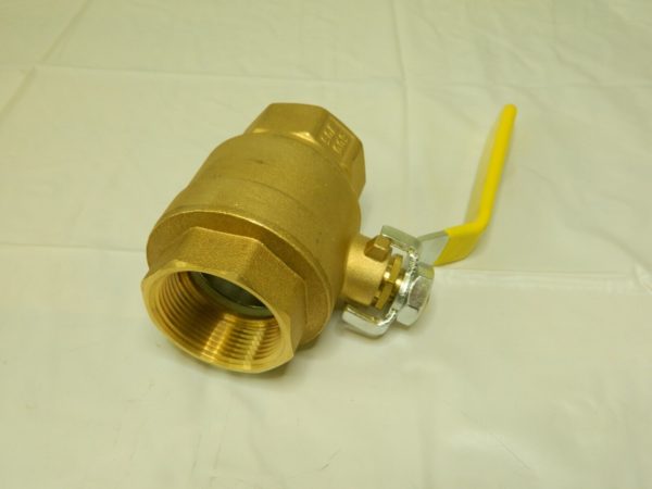CONTROL DEVICES 2-Way Manual Ball Valve: 1-1/2″ Pipe, Full Port BVP15P15-0AA