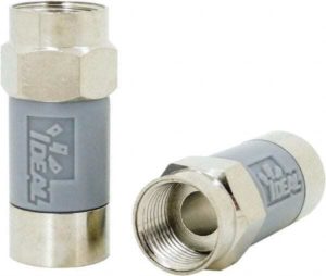 IDEAL Straight,qty 50 F Type Compression Coaxial Connector 85-068