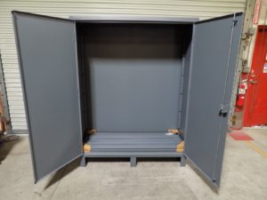 Durham Heavy Duty Storage Cabinet 4-Shelf 60 x 24 x 78 Gray Steel 3704-4S-95