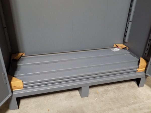 Durham Heavy Duty Storage Cabinet 4-Shelf 60 x 24 x 78 Gray Steel 3704-4S-95