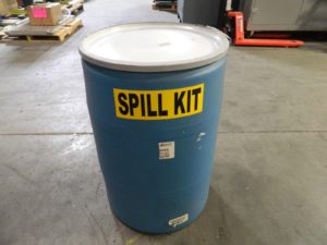 Pro-Safe Battery Acid Spill Kit 30 Gallon Polypropylene Drum Model CSKU23