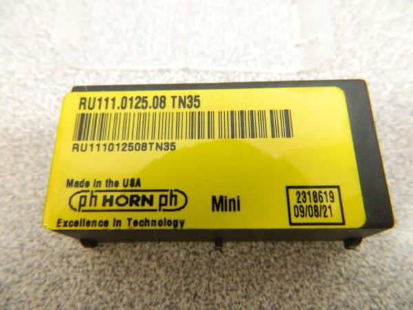 PH Horn Carbide Grooving Insert RU111.0125.08 TN35 Qty 2 2318619