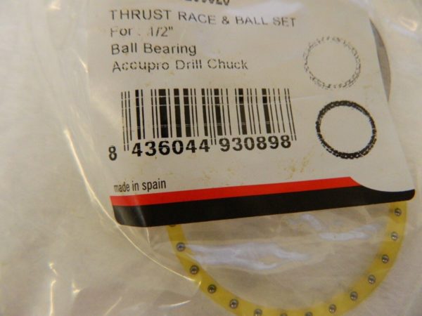 ACCUPRO Drill Chuck Thrust Race & Ball ACB137900