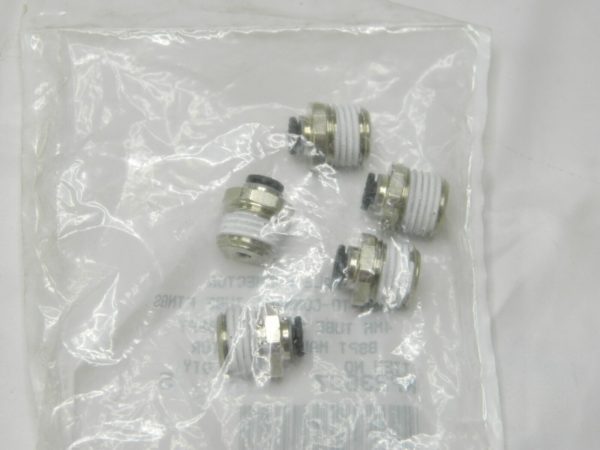 PARKER Push-To-Connect Tube to Male BSPT Tube Fitting 1/4″ Thread Qty 5 KP23897