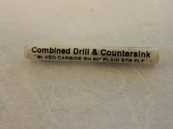 KEO Combo Drill & Countersink: #1 Carbide 19105