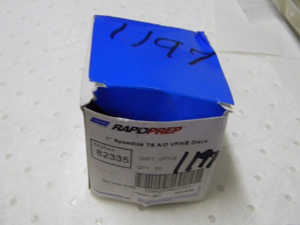 Norton 1" 150 Grit Aluminum Oxide Quick Change Discs Box of 50 66254482335