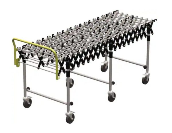 WorkSmart Flexible Expandable Conveyer 2.7 Ft - 8 Ft x 18 In 160 Lb Capacity