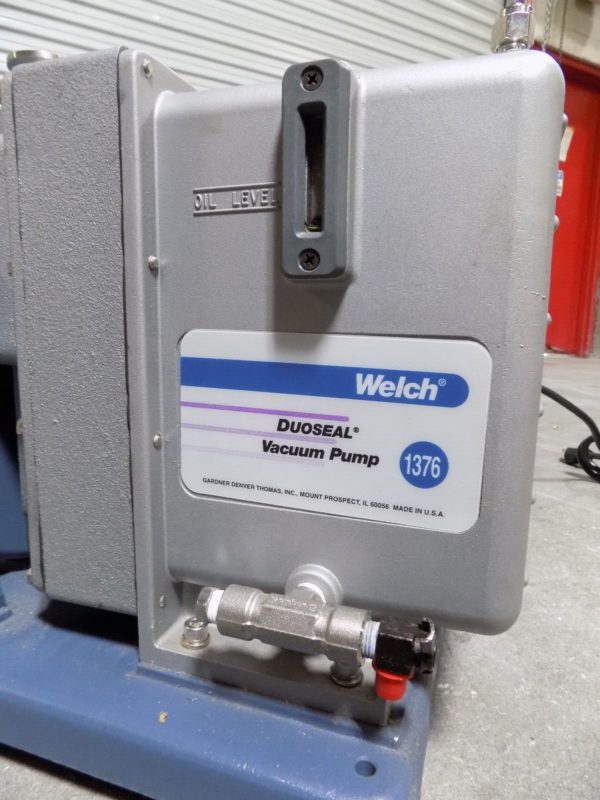 Welch Chemstar Rotary Vane Vacuum Pump 1 HP 10.6 CFM 115/230v 1376N-01