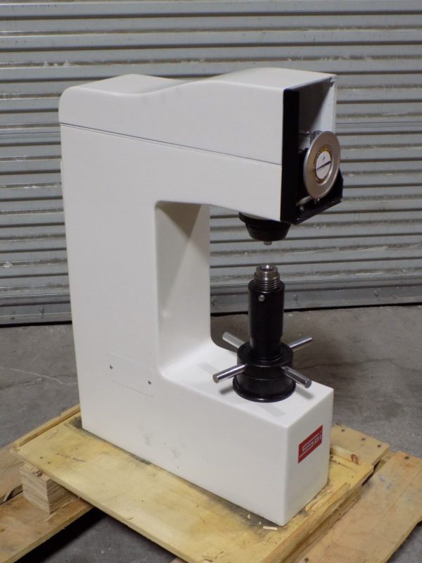 CV Benchtop Hardness Tester w/ Dial Gage Rockwell A B C F Scale 15-142-3 Damage
