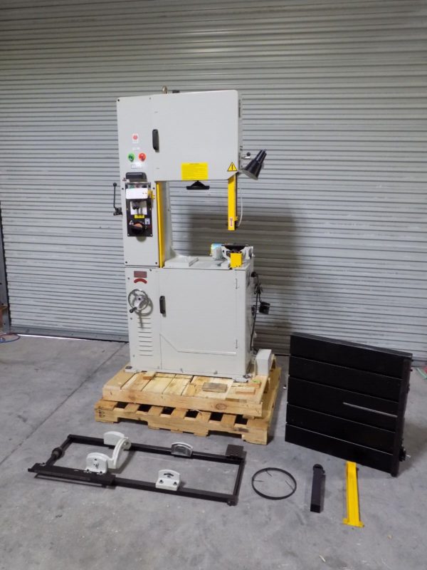 Vertical Variable Speed Bandsaw w/ Auto-Slide Table and Blade Welder 220v 3 Ph