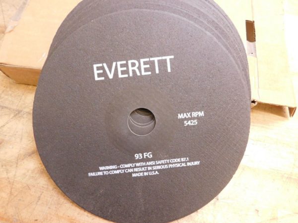 Everett 12" x .093" x 1-1/4" Cut Off Wheels GTK7FG Box of 10 80074446