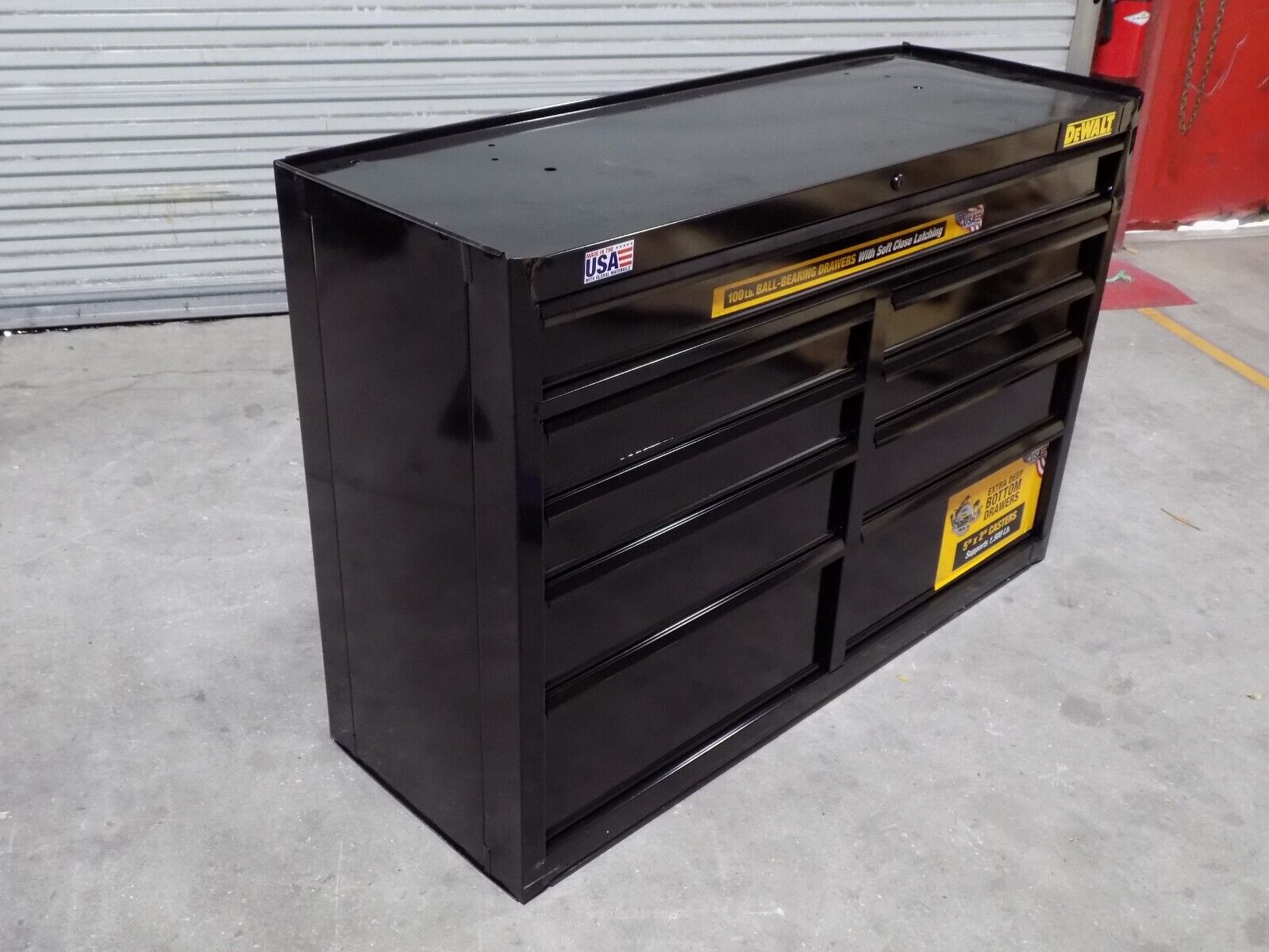 Dewalt Tool Box Storage Cabinet 9 Drawer 40 X 52 X 18 Dwst25292 Scratch N  Dent