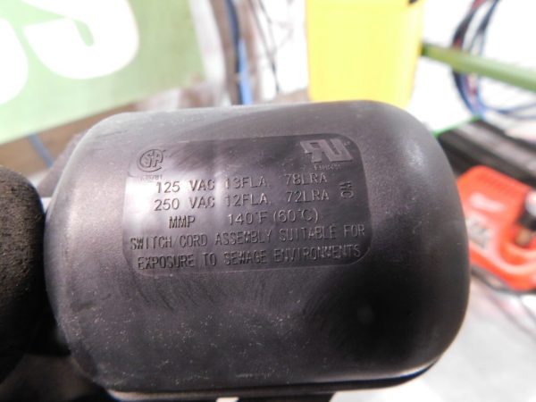 PRO-SOURCE Sump Pump 115 V 4.5 A 1/4 hp 090PS2515