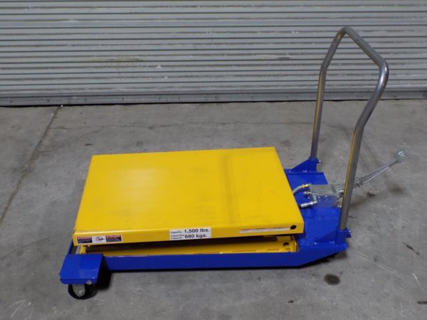 Vestil Hydraulic Scissor Lift Cart 1500 lb. Cap 36 x 24 Platform Defective
