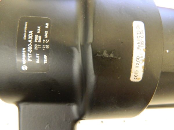NORGREN General Purpose Compressed Air Filter: 1″ NPT Port F17-800-A3DA-DUP