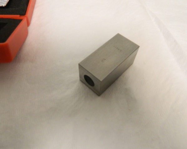 Pro 2″ Square Steel Gage Block with Case 630-72006