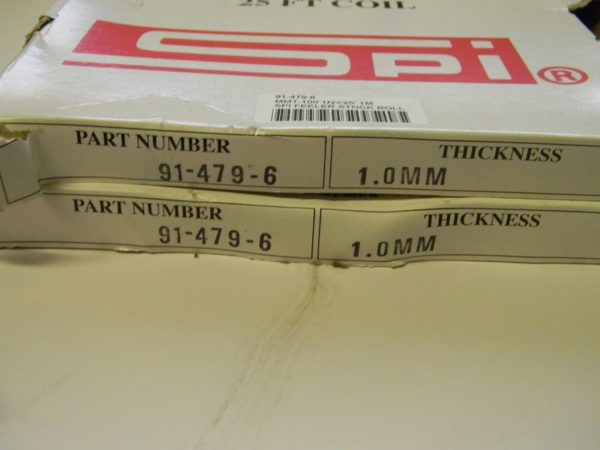 SPI 1mm Thick x 10 Ft. Long x 1/2 Inch Wide, Feeler Stock Roll Qty. 2 91-479-6