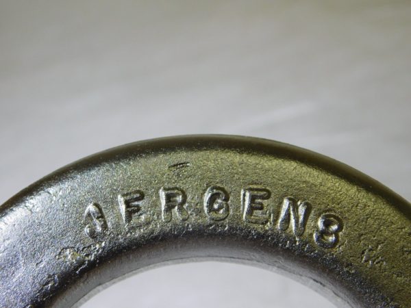 Jergens SS Forged Center Pull Hoist Ring 5000Lb Capacity M20x2.5 Thread 23968-SS