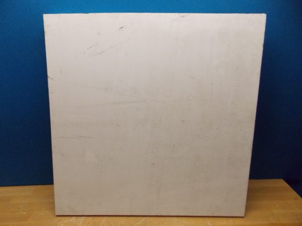 Professional Polyester Plastic Sheet 24" x 24" x 1-1/2" Natural Color
