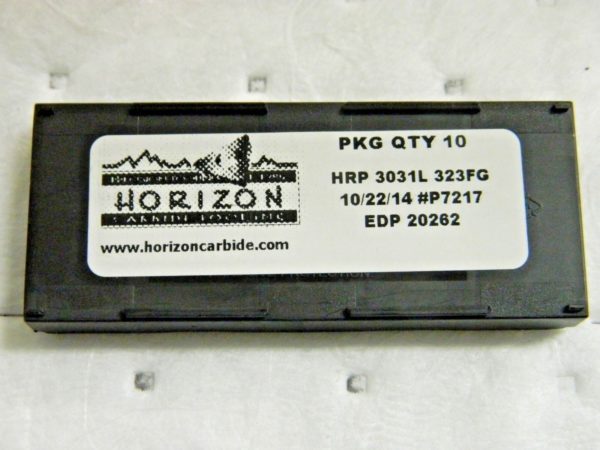 Horizon Carbide Carbide Grooving Inserts LH HRP 3031L 323FG Qty 10 PCS 20262