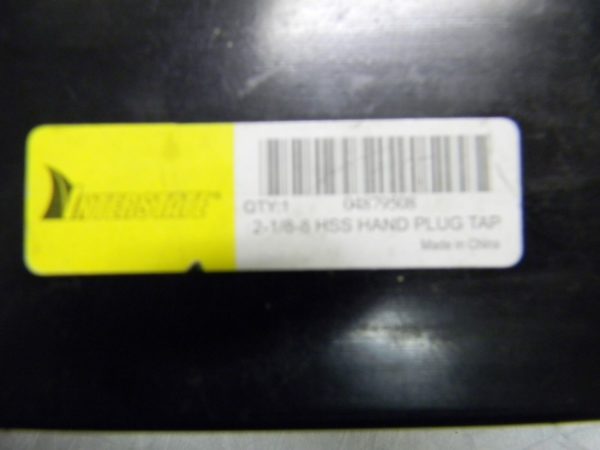 Interstate Straight Flute Standard Hand Tap 2-1/8 - 8 UNS H6 04879508