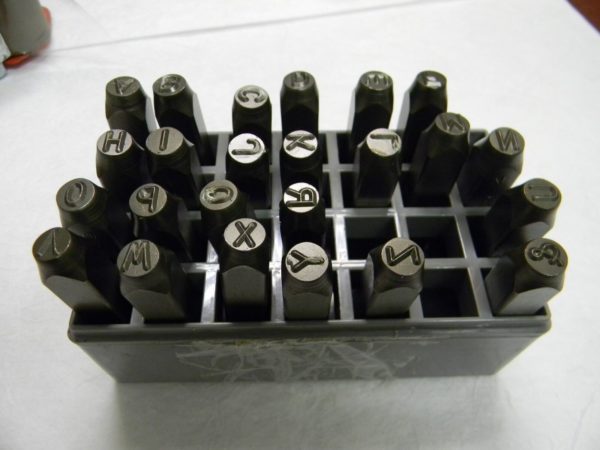 C.H. Hanson Incomplete Steel Stamp Sets Premium Grade Character Size: 1/4" 22350