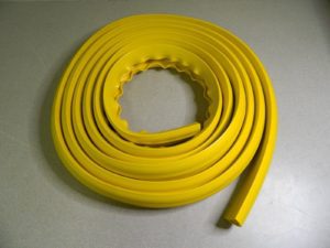 Hubbell On Floor Cable Cover 1 Channel 25 Ft Long Yellow PVC FT4Y25
