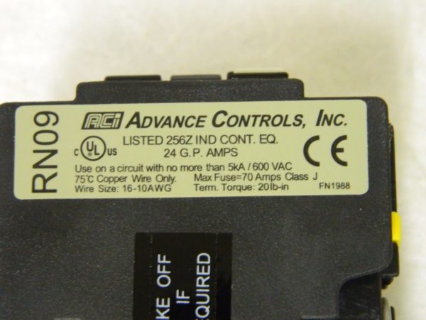 ACI Control Relay 4 Pole 3NO/NC 24 VAC 133006