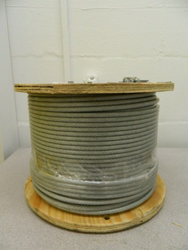 Indusco Aircraft Cable 1/4" x 3/16" Diam 500 ft Spool 45700895