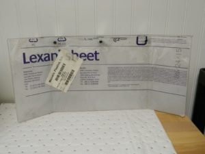 Flexbar 16 Inch Long x 8 Inch Wide Lexan Replacement Shield 13054