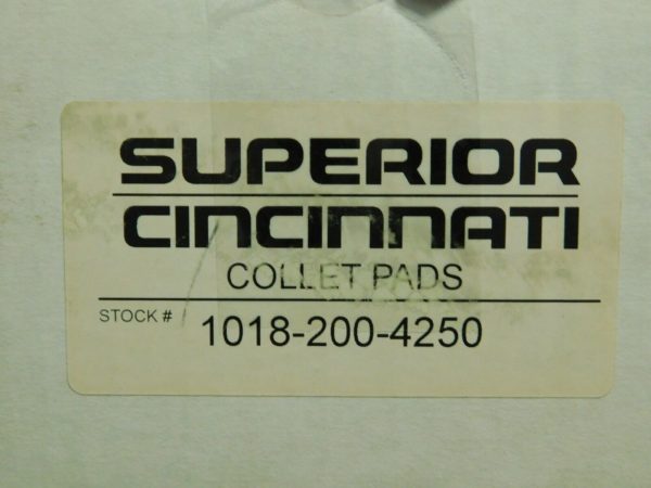 Superior Cincinnati Turret Lathe Collet Pads 4-1/4" for 4-1/2" Machine Size 1018