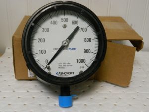 Ashcroft Pressure Gauge 4-1/2" Dial 1/2 Thread 0-1,000 Scale Range 96263