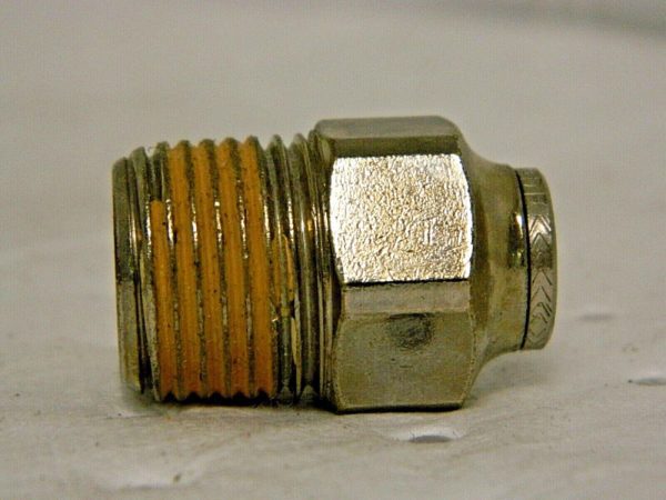 Norgren Male Conn Straight Adapter 3/8" Outside Diam 1/2 BSPT Qty 10 12-125-0648
