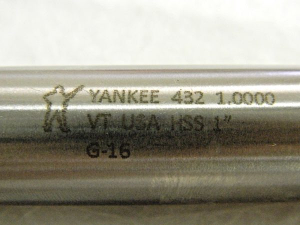 Yankee Expansion Chucking Reamer 3MT HSS 1" Diam x 10" OAL 8FL 432-1.0000