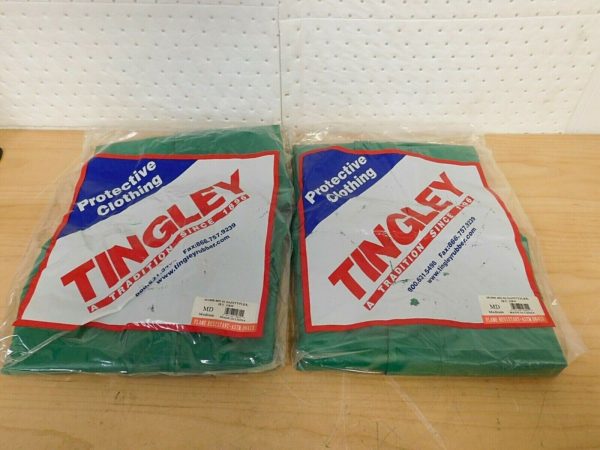 Tingley Safetyflex Jacket Chemical Resistant Green Medium Qty 2 J41008.MD.02