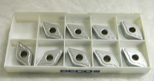 Seco Carbide Turning Inserts 1/4" Thick DNMG443-MR7 Grade TP1501 Qty 9 16412