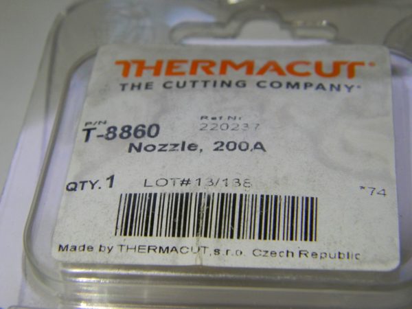 Thermacut High Speed Nozzles 200 AMP 220237 Qty 5 T-8860