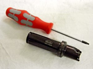 Hertel Cut-Off Tool Holder 16mm DOC x 3/4" Shank Height 2000838