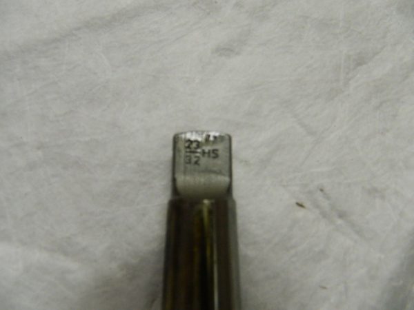 Dagger Brand Chucking Reamer 23/32" Diameter LH Spiral HSS 8FL 831111