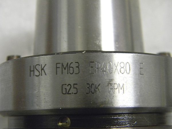 Iscar ER40 Collet Chuck HSKFM63 Hollow Taper Shank 3 to 26mm 4504939