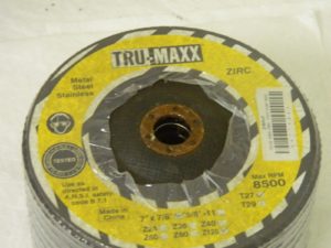Tru-Maxx Coated Zirconia Alumina Flap Disc 7" x 7/8" 20 Grit QTY 10 86779311