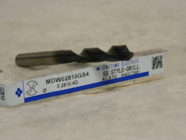 Sumitomo Solid Carbide Jobber Drill 7.14mm TiAlCr/TiSi 3.2677" OAL U101095