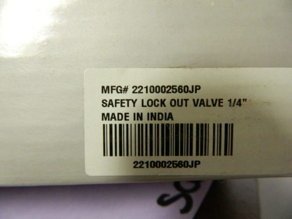 Jupiter Pneumatic FRL Safety Lockout Valve & Spacer Block Kit 2210002560JP