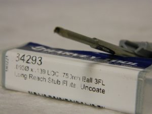Harvey Tool Mini Long Reach End Mill .093 x 1/8 3FL 34293
