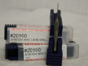 Harvey Tool Mini Carbide Drill .0160 Dia 2FL Qty 5 20160