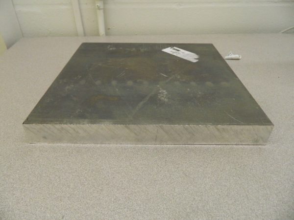 Pro-Grade Aluminum Plate 1-1/4" Thick x 12" Wide x 12" Long 91090514