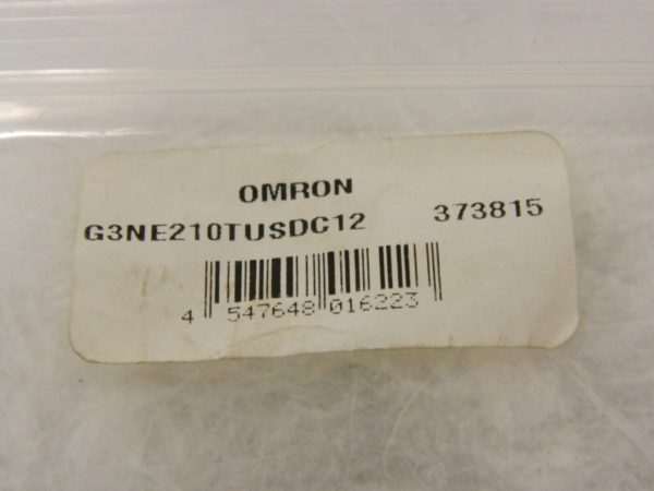 Omron Solid Quick Connect General Purpose Relay 4 Pins 12 VDC Qty 4 G3NE-210TUSD