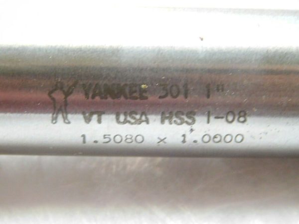 Yankee Capscrew Counterbore HSS 1.0000 Pilot x 8-1/2" OAL 4FL 301-1"