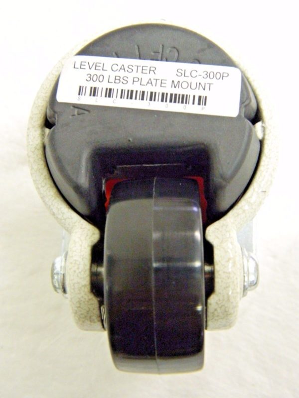 Sunnex Nylon Swivel Leveling Caster 7/8" Wide 300 Lbs Cap. #SLC-300P