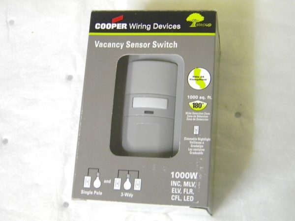 Cooper Wiring Devices 1,000 Square Ft. Coverage, Infrared Gray VS310U-GY